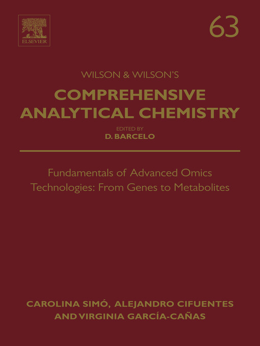 Title details for Fundamentals of Advanced Omics Technologies by Carolina Simó - Wait list